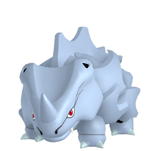 Shiny Rhyhorn in Legends of Arceus