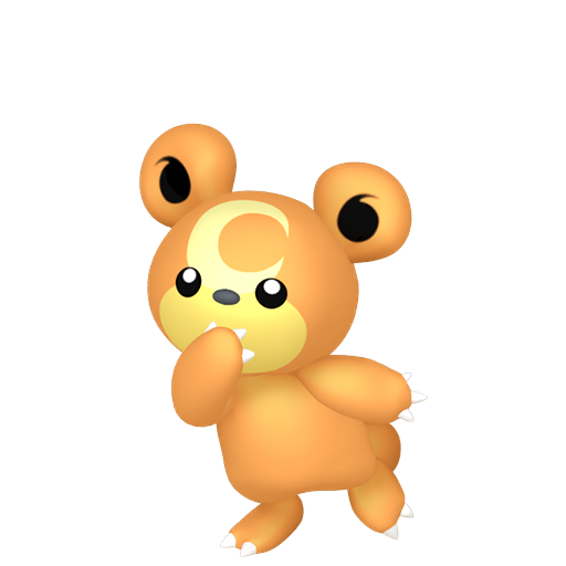 Shiny Teddiursa in Legends of Arceus