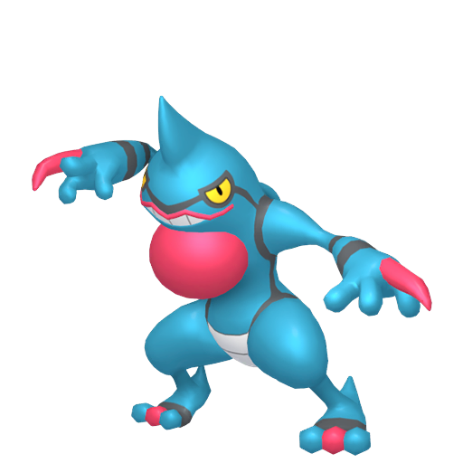 Shiny Toxicroak in Legends of Arceus