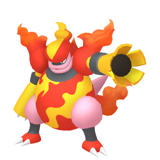 Shiny Magmortar in Legends of Arceus
