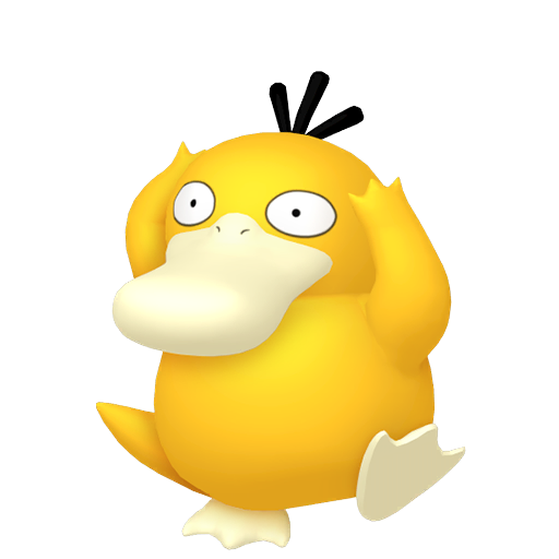 Shiny Psyduck in Legends of Arceus