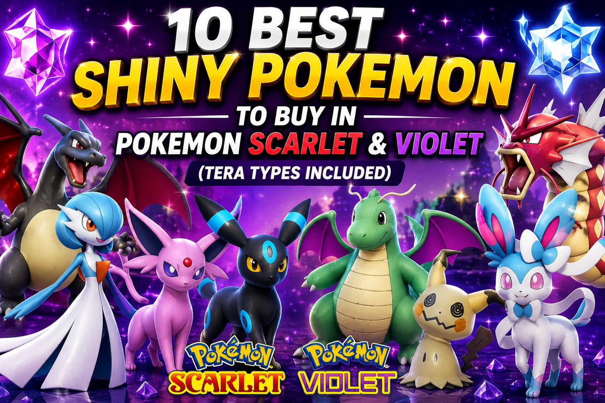 10 Best Shiny Pokemon to Buy in Pokemon Scarlet & Violet (Tera Types Included)