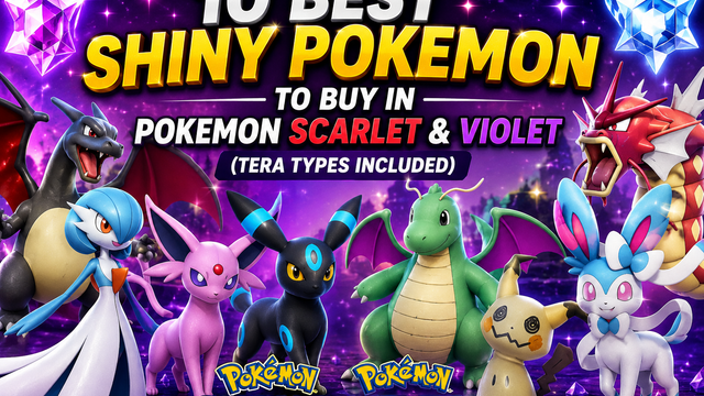 10 Best Shiny Pokemon to Buy in Pokemon Scarlet & Violet (Tera Types Included)
