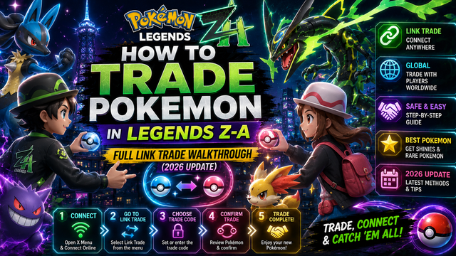 How to Trade Pokemon in Legends Z-A: Full Link Trade Walkthrough (2026 Update)