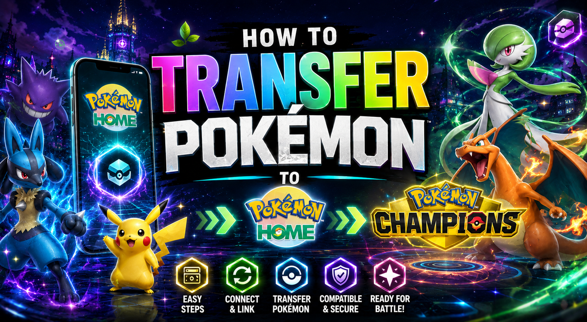 How to Transfer Pokemon to Pokemon Champions Using Pokemon HOME