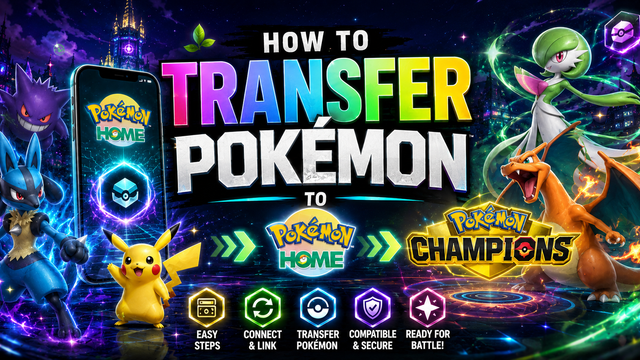 How to Transfer Pokemon to Pokemon Champions Using Pokemon HOME