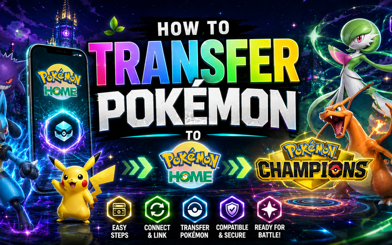 How to Transfer Pokemon to Pokemon Champions Using Pokemon HOME