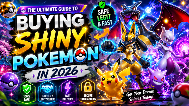 The Ultimate Guide to Buying Shiny Pokemon in 2026 (Safe, Legit & Fast)