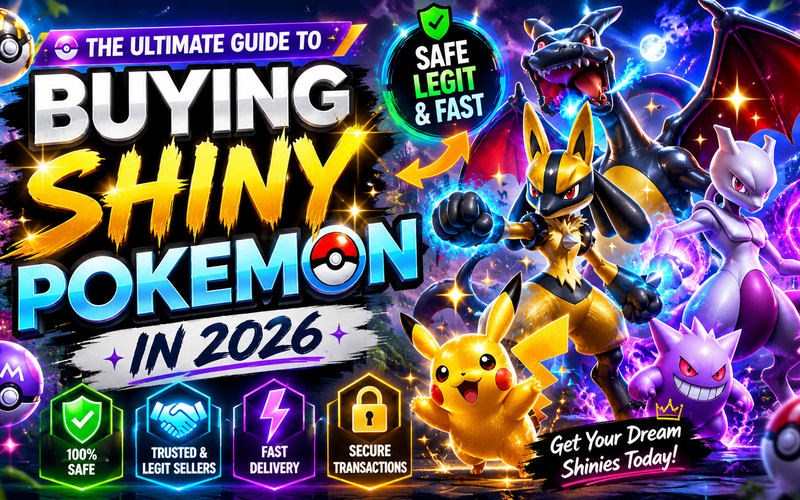 The Ultimate Guide to Buying Shiny Pokemon in 2026 (Safe, Legit & Fast)