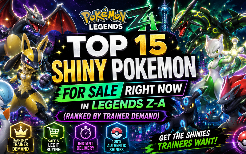 Top 15 Shiny Pokemon for Sale Right Now in Legends Z-A (Ranked by Trainer Demand)