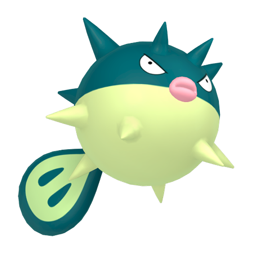 Shiny Qwilfish in Legends of Arceus