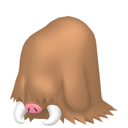 Shiny Piloswine in Legends of Arceus
