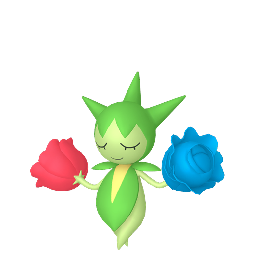 Shiny Roselia in Legends of Arceus