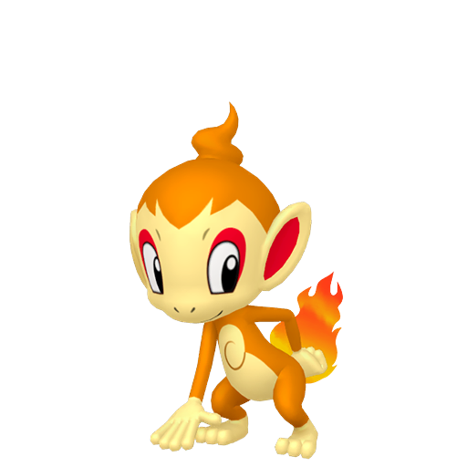 Shiny Chimchar in Legends of Arceus