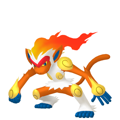 Shiny Infernape in Legends of Arceus