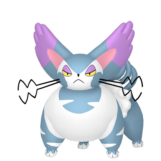 Shiny Purugly in Legends of Arceus