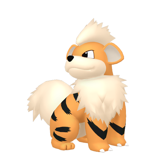 Shiny Growlithe in Legends of Arceus