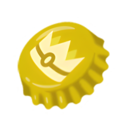 Gold Bottle Cap