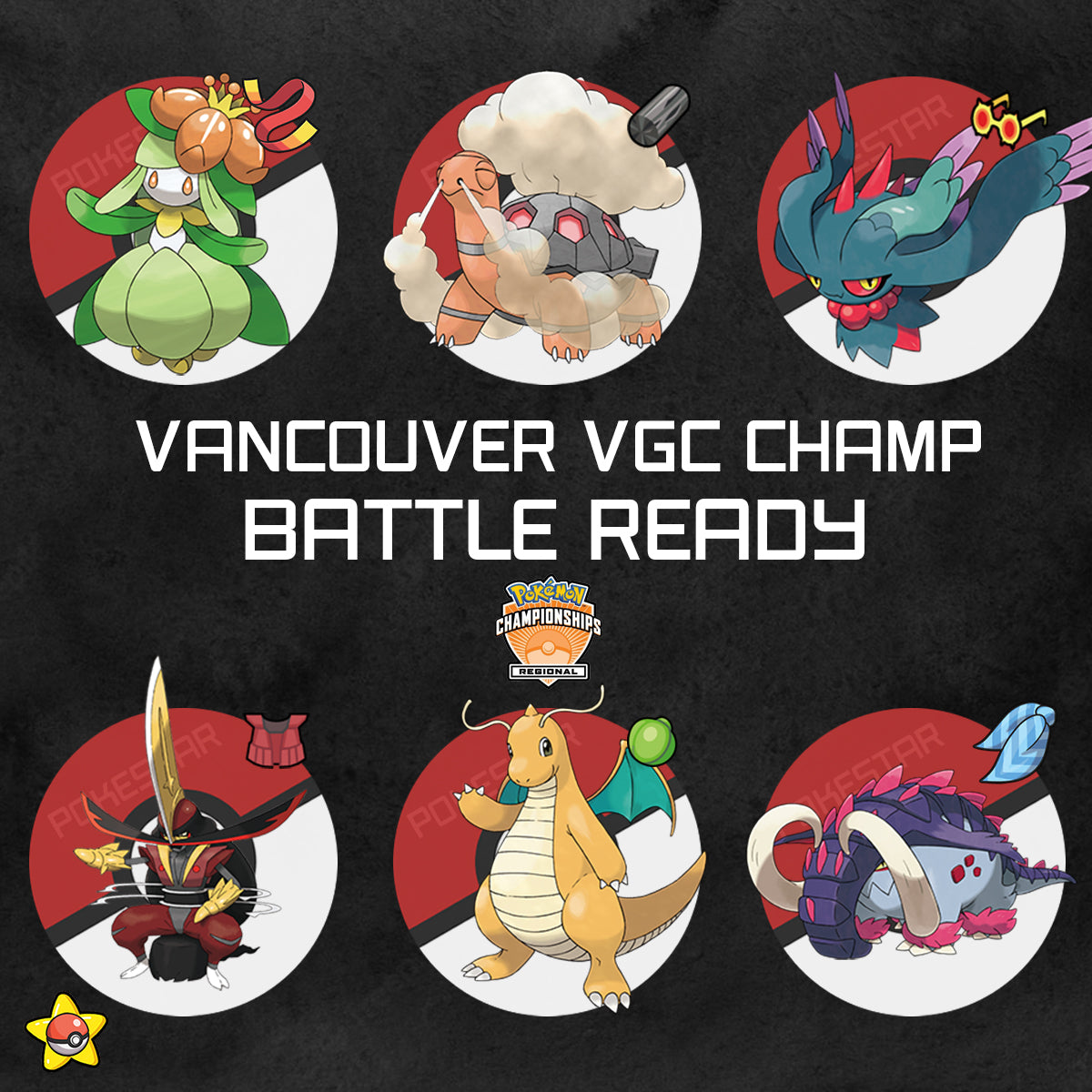 Competitive Team - VGC - 2023 Vancouver Regional Champion - Pokestar