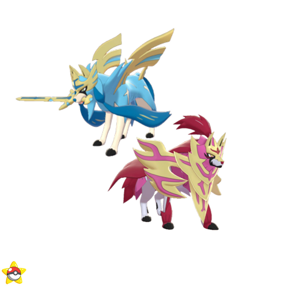 Shiny Zacian & Zamazenta