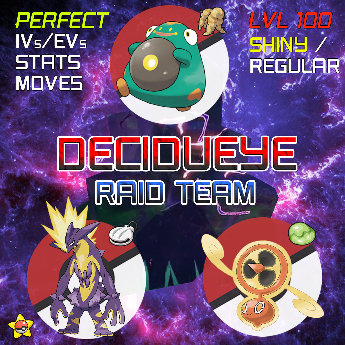 Decidueye Raid Team - Pokestar