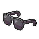 Black Glasses - Pokestar