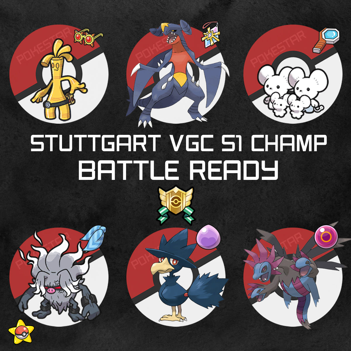 Competitive Team - VGC S1 Stuttgart Winner - Pokestar
