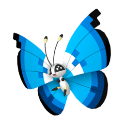 Shiny Vivillon (Marine) - Pokestar